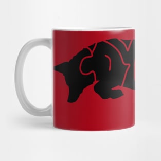 Coyote Font Mug